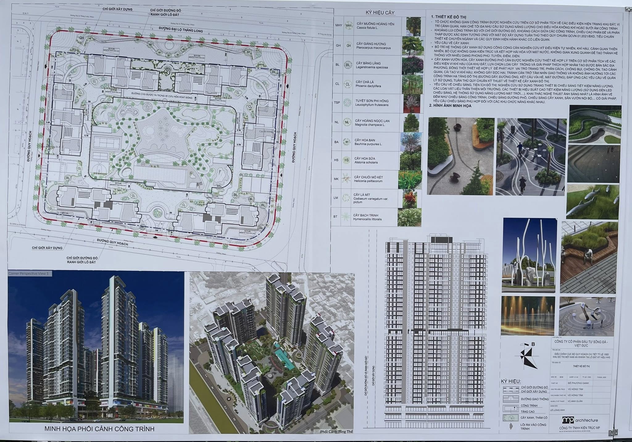 Mặt bằng tổng thể dự án Imperia Sky Park Nam An Khánh