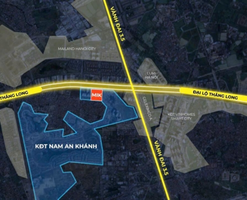 Vị trí chung cư Imperia Sky Park Nam An Khánh